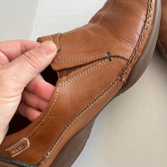 Pikolinos Mens Sz 40 San Telmo Calfskin‎ Leather Loafer Slip On Brandy Shoes main image 6